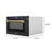 ZLINE 24" Microwave Drawer, Black Stainless, Bronze MWDZ - 1 - BS - H - CB - Farmhouse Kitchen and Bath