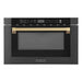 ZLINE 24" Microwave Drawer, Black Stainless, Bronze MWDZ - 1 - BS - H - CB - Farmhouse Kitchen and Bath