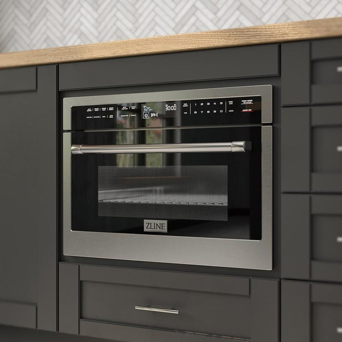 ZLINE 24" Microwave Wall Oven, Stainless Steel, MWO - 24 - Farmhouse Kitchen and Bath