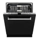 ZLINE 24" Monument, 3rd Rack, Dishwasher, Black Door, DWMT - BLM - 24 - Farmhouse Kitchen and Bath