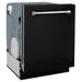 ZLINE 24" Monument, 3rd Rack, Dishwasher, Black Door, DWMT - BLM - 24 - Farmhouse Kitchen and Bath