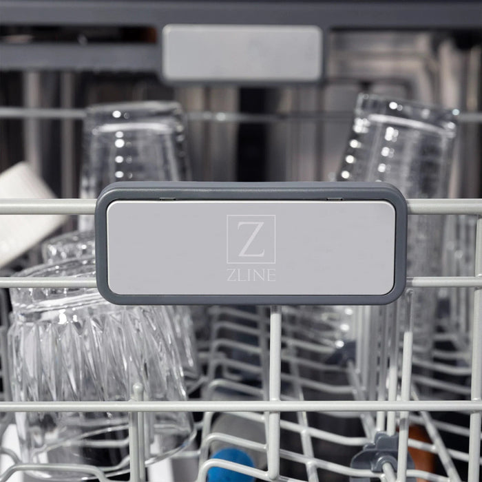 ZLINE 24" Monument, 3rd Rack, Dishwasher, Black Door, DWMT - BLM - 24 - Farmhouse Kitchen and Bath