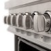 ZLINE 24" Professional Dual Fuel Range in Black Matte, RAS - BLM - 24 - Farmhouse Kitchen and Bath