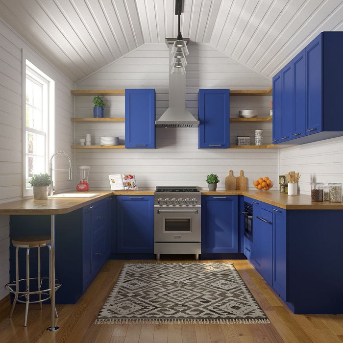 ZLINE 24" Professional Dual Fuel Range In Stainless Steel, RA24 - Farmhouse Kitchen and Bath