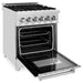 ZLINE 24" Professional Dual Fuel Range In Stainless Steel, RA24 - Farmhouse Kitchen and Bath