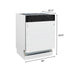 ZLINE 24" Tallac Series 3rd Rack Dishwasher Black Stainless Steel Tub DWV - BS - 24 - Farmhouse Kitchen and Bath