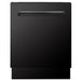 ZLINE 24" Tallac Series 3rd Rack Dishwasher Black Stainless Steel Tub DWV - BS - 24 - Farmhouse Kitchen and Bath