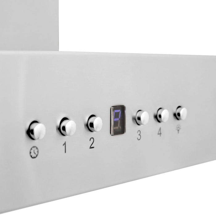 ZLINE 24" Wall Range Hood, Stainless Steel, Crown Molding, KECRN - 24 - Farmhouse Kitchen and Bath