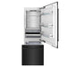 ZLINE 30" 16.1 cu. ft. Built - In 2 - Door Bottom Freezer Refrigerator with Internal Water and Ice Dispenser in Black Stainless Steel - RBIV - BS - 30 - Farmhouse Kitchen and Bath