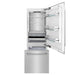 ZLINE 30" 16.1 cu. ft. Panel Ready Built - In 2 - Door Bottom Freezer Refrigerator with Internal Water and Ice Dispenser RBIV - 30 - Farmhouse Kitchen and Bath