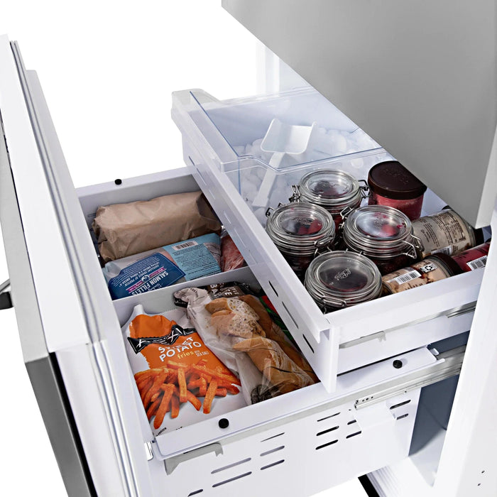 ZLINE 30" 16.1 cu. ft. Panel Ready Built - In 2 - Door Bottom Freezer Refrigerator with Internal Water and Ice Dispenser RBIV - 30 - Farmhouse Kitchen and Bath