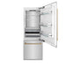 ZLINE 30" Autograph 16.1 cu. ft. 2 - Door Bottom Freezer Fridge Water/Ice Dispenser Stainless Steel Champagne Bronze Accents RBIVZ - 304 - 30 - CB - Farmhouse Kitchen and Bath
