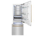 ZLINE 30" Autograph 16.1 cu. ft. 2 - Door Bottom Freezer Fridge Water/Ice Dispenser Stainless Steel Champagne Bronze Accents RBIVZ - 304 - 30 - CB - Farmhouse Kitchen and Bath