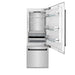 ZLINE 30" Autograph 16.1 cu. ft. 2 - Door Bottom Freezer Fridge Water/Ice Dispenser Stainless Steel Matte Black Accents RBIVZ - 304 - 30 - MB - Farmhouse Kitchen and Bath