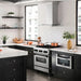 ZLINE 30" Autograph Dual Fuel Range, DuraSnow Stainless, RASZ - SN - 30 - MB - Farmhouse Kitchen and Bath