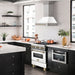 ZLINE 30" Autograph Dual Fuel Range, White Door, Bronze, RAZ - WM - 30 - CB - Farmhouse Kitchen and Bath
