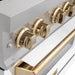ZLINE 30" Autograph, Dual Fuel Range, White Door, Gold, RASZ - WM - 30 - G - Farmhouse Kitchen and Bath