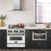 ZLINE 30" Autograph, Dual Fuel Range, White Door, RASZ - WM - 30 - MB - Farmhouse Kitchen and Bath