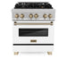 ZLINE 30" Autograph, Dual Fuel Range,RASZ - WM - 30 - CB - Farmhouse Kitchen and Bath