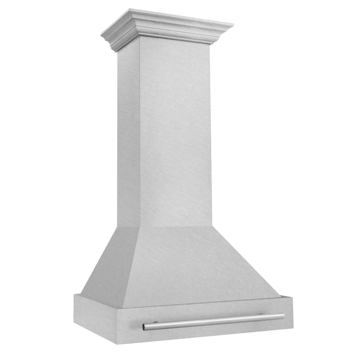ZLINE 30" Autograph DuraSnow Stainless Steel Wall Range Hood 8654SNX - 30 - Farmhouse Kitchen and Bath