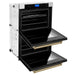 ZLINE 30" Autograph Edition Double Wall Oven with Self Clean and True Convection in Stainless Steel AWDZ - 30 - CB - Farmhouse Kitchen and Bath