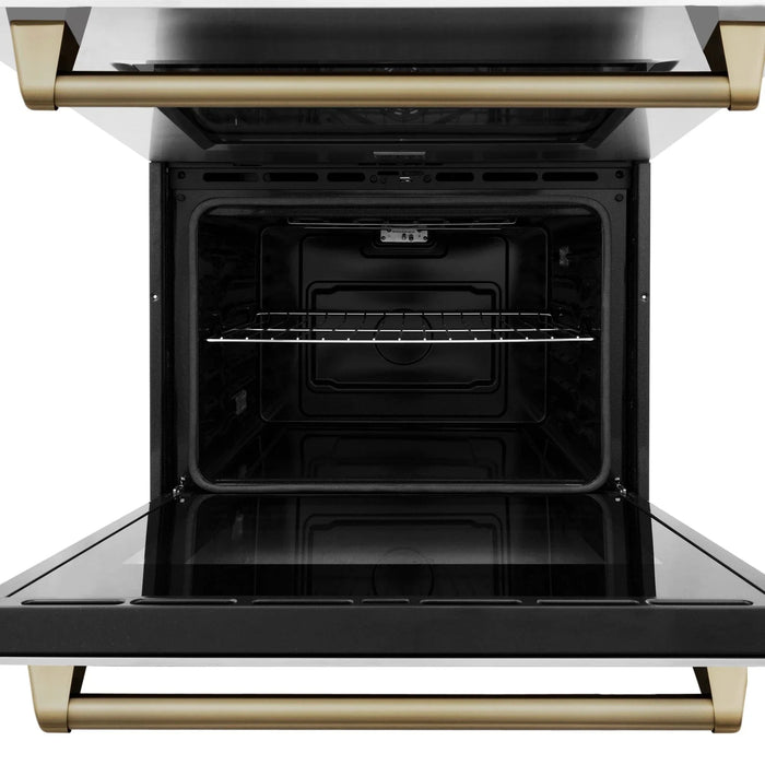 ZLINE 30" Autograph Edition Double Wall Oven with Self Clean and True Convection in Stainless Steel AWDZ - 30 - CB - Farmhouse Kitchen and Bath
