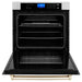 ZLINE 30" Autograph Edition Single Wall Oven with Self Clean and True Convection in Stainless Steel AWSZ - 30 - G - Farmhouse Kitchen and Bath