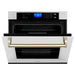 ZLINE 30" Autograph Edition Single Wall Oven with Self Clean and True Convection in Stainless Steel AWSZ - 30 - G - Farmhouse Kitchen and Bath