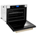 ZLINE 30" Autograph Edition Single Wall Oven with Self Clean and True Convection in Stainless Steel AWSZ - 30 - G - Farmhouse Kitchen and Bath