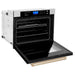 ZLINE 30" Autograph Edition Single Wall Oven with Self Clean and True Convection Stainless Steel AWSSZ - 30 - G - Farmhouse Kitchen and Bath
