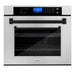 ZLINE 30" Autograph Edition Single Wall Oven with Self Clean and True Convection Stainless Steel AWSSZ - 30 - MB - Farmhouse Kitchen and Bath
