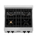 ZLINE 30" Autograph Porcelain Rangetop, Matte Black Accents, RTZ - 30 - MB - Farmhouse Kitchen and Bath