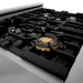 ZLINE 30" Autograph Rangetop, DuraSnow, Bronze Accents, RTSZ - 30 - CB - Farmhouse Kitchen and Bath
