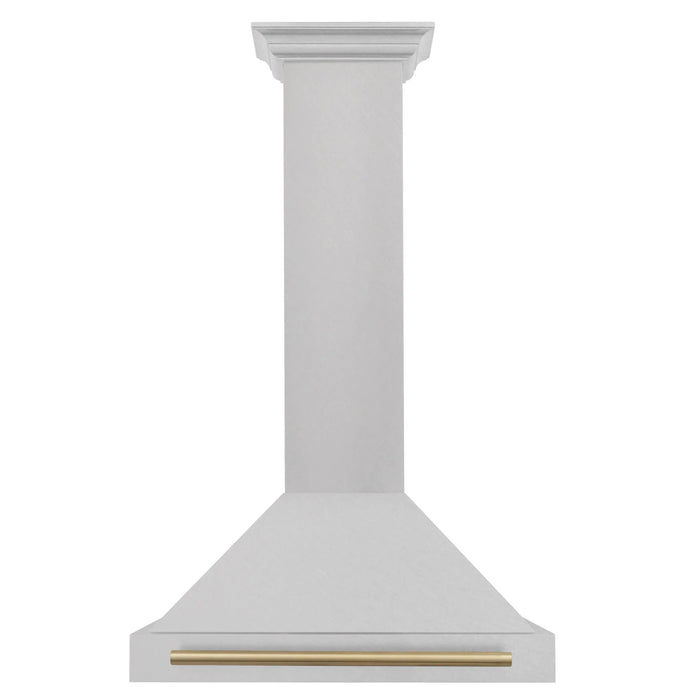 ZLINE 30" Autograph Stainless Wall Range Hood KB4SNZ - 30 - CB - Farmhouse Kitchen and Bath