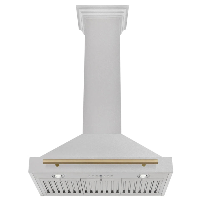 ZLINE 30" Autograph Stainless Wall Range Hood KB4SNZ - 30 - CB - Farmhouse Kitchen and Bath