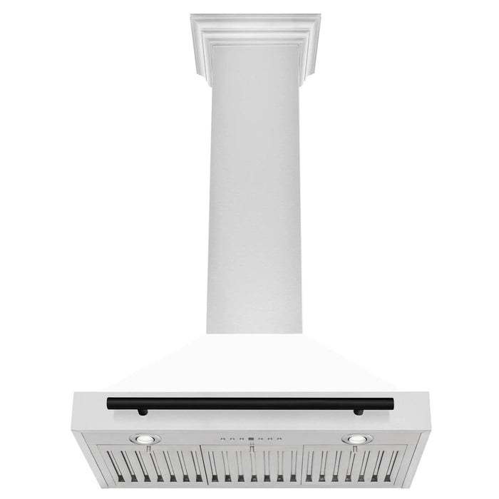 ZLINE 30" Autograph Stainless Wall Range Hood KB4STZ - WM30 - MB - Farmhouse Kitchen and Bath