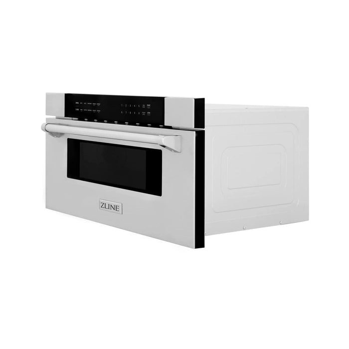 ZLINE 30" Built - In Microwave Drawer in Stainless Steel MWD - 30 - Farmhouse Kitchen and Bath