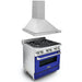 ZLINE 30" Bundle Range RA - BG - 30 & Range Hood KB - 30, 2KP - RABGRH30 - Farmhouse Kitchen and Bath