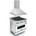 ZLINE 30" Bundle Range RA - WM - 30 & Range Hood KB - 30, 2KP - RAWMRH30 - Farmhouse Kitchen and Bath