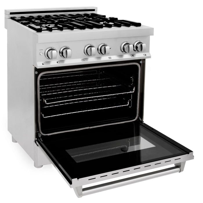 ZLINE 30" Bundle Range RA30 & Wall Range Hood KB - 30, 2KP - RARH30 - Farmhouse Kitchen and Bath