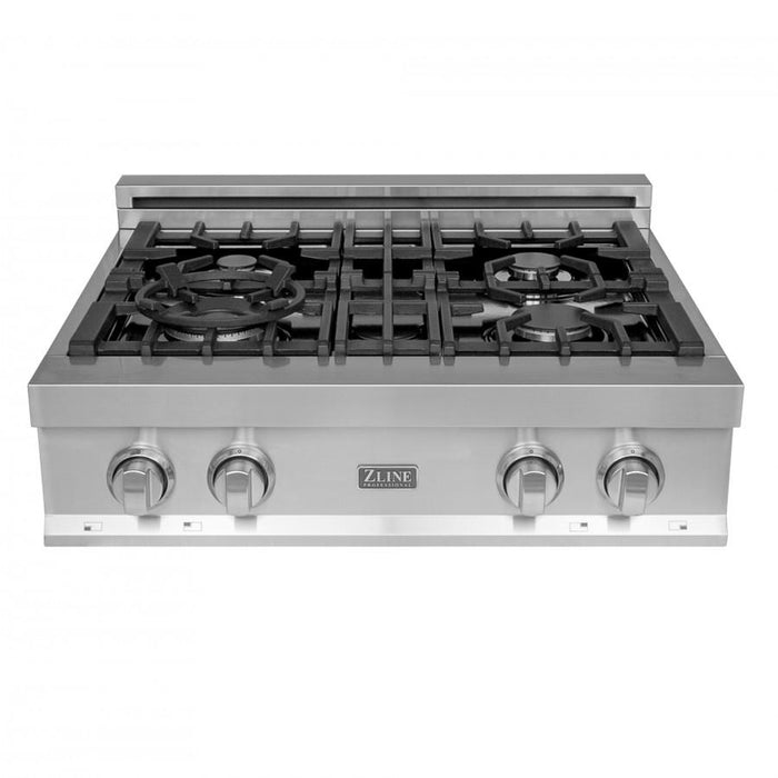 ZLINE 30" Ceramic Rangetop with 4 Gas Burners, RT30 - Farmhouse Kitchen and Bath