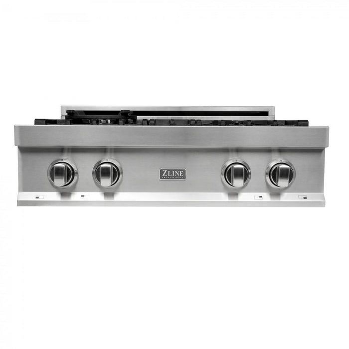 ZLINE 30" Ceramic Rangetop with 4 Gas Burners, RT30 - Farmhouse Kitchen and Bath