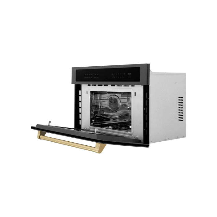 ZLINE 30” Convection Microwave, Black Stainless, Bronze MWOZ - 30 - BS - CB - Farmhouse Kitchen and Bath