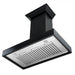 ZLINE 30" Designer Series Wooden Wall Range Hood in Black, KBCC - 30 - Farmhouse Kitchen and Bath