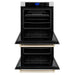 ZLINE 30" Double Wall Oven, DuraSnow Finish, Self Cleaning, AWDSZ - 30 - G - Farmhouse Kitchen and Bath