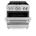 ZLINE 30" Dual Fuel Oven Range, Stainless Steel, Brass Burners, RA - BR - 30 - Farmhouse Kitchen and Bath