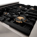 ZLINE 30" Dual Fuel Oven Range, Stainless Steel, Brass Burners, RA - BR - 30 - Farmhouse Kitchen and Bath