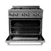 ZLINE 30" Dual Fuel Range, Snow Stainless, Snow Stainless Door, RAS - SN - 30 - Farmhouse Kitchen and Bath