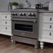 ZLINE 30" Dual Fuel Range, Snow Stainless, Snow Stainless Door, RAS - SN - 30 - Farmhouse Kitchen and Bath