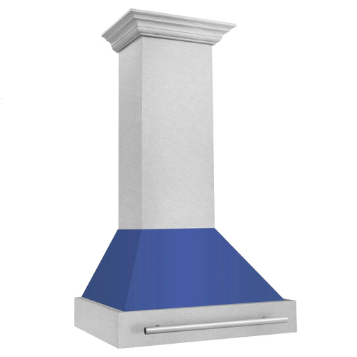 ZLINE 30" DuraSnow® Stainless Steel Range Hood with Color Shell Options 8654SNX - BM - 30 - Farmhouse Kitchen and Bath